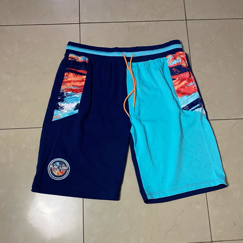 Black leaf shorts size 4xl